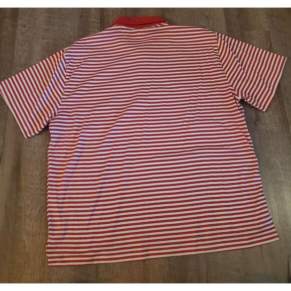 Haband polo Men's Size XL Red and White stripes New No tags attached - Picture 2 of 5